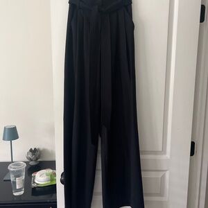 Milly navy wide leg dress pants